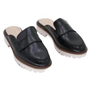 Journee Collection Miycah Lug Sole Platform Mule Black 7M